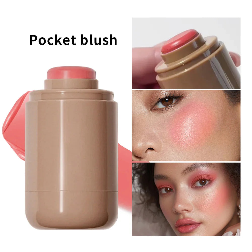 3-in-1 Blush Stick & Lip Gloss