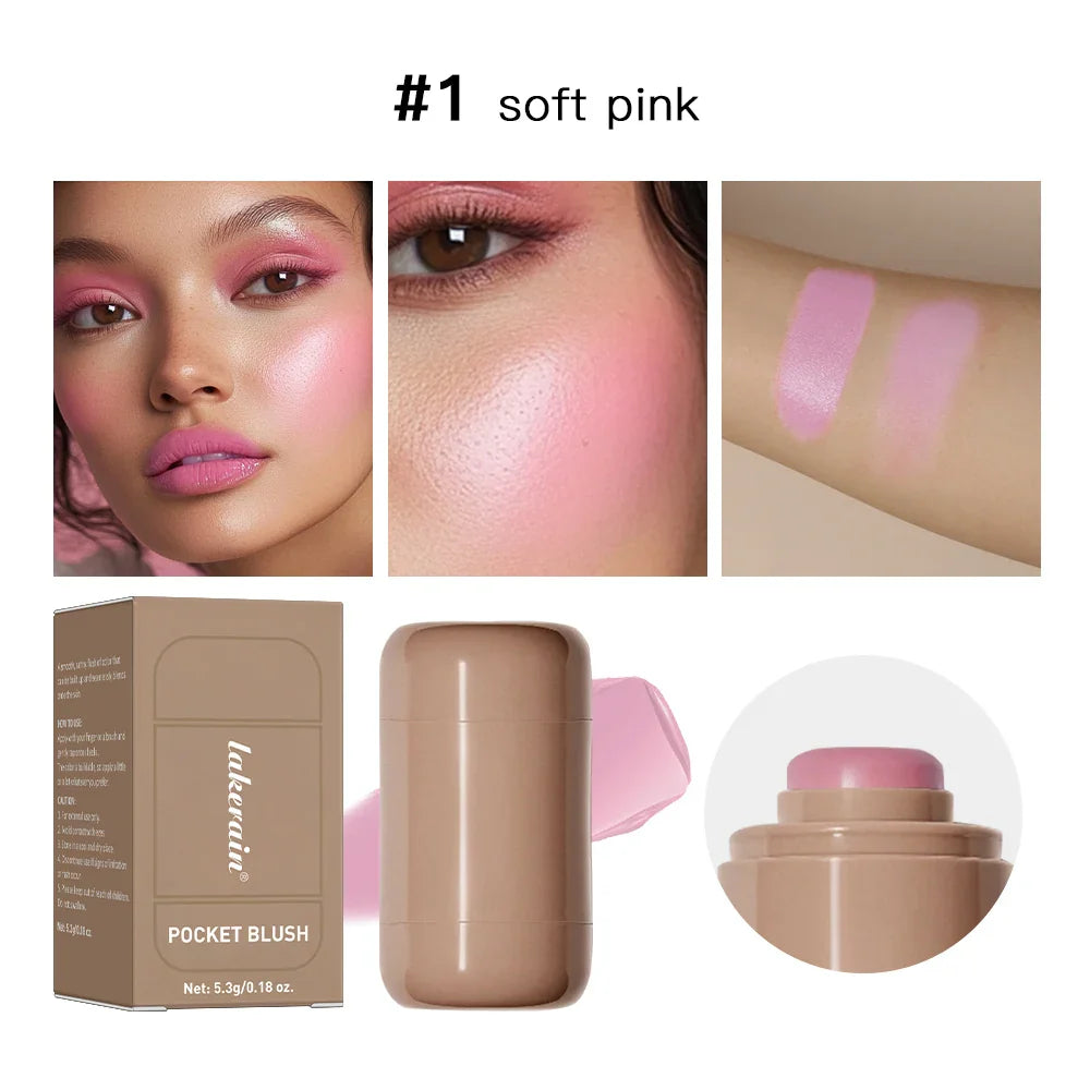 3-in-1 Blush Stick & Lip Gloss