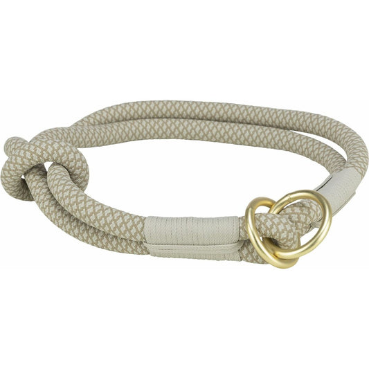 Hundetrainingshalsband Trixie Soft Rope – Grau / Hellgrau