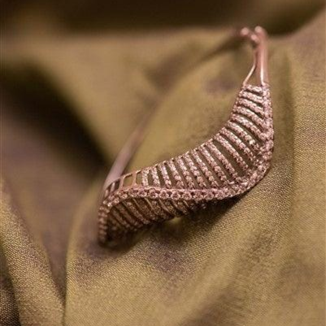 Zirkonia-Armband – Verstellbares 925er Silberarmband mit Rhodiumschicht