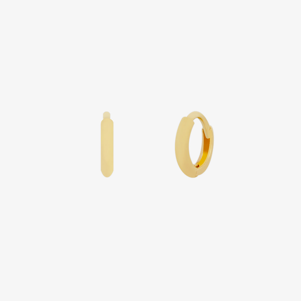 6 mm Huggie Earring – 14K Massivgold
