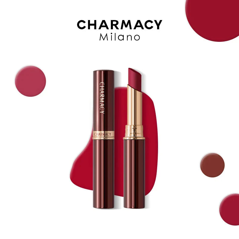 CHARMACY Velvet Lipstick – 16 Farben, Matt & Wasserfest