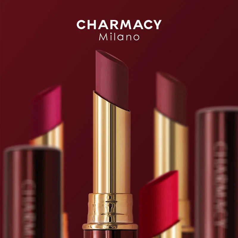 CHARMACY Velvet Lipstick – 16 Farben, Matt & Wasserfest