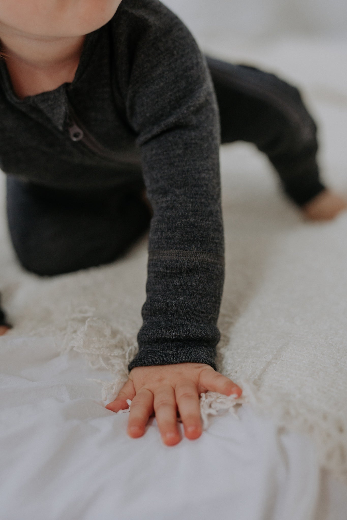 Baby-Overall aus 100 % Merinowolle