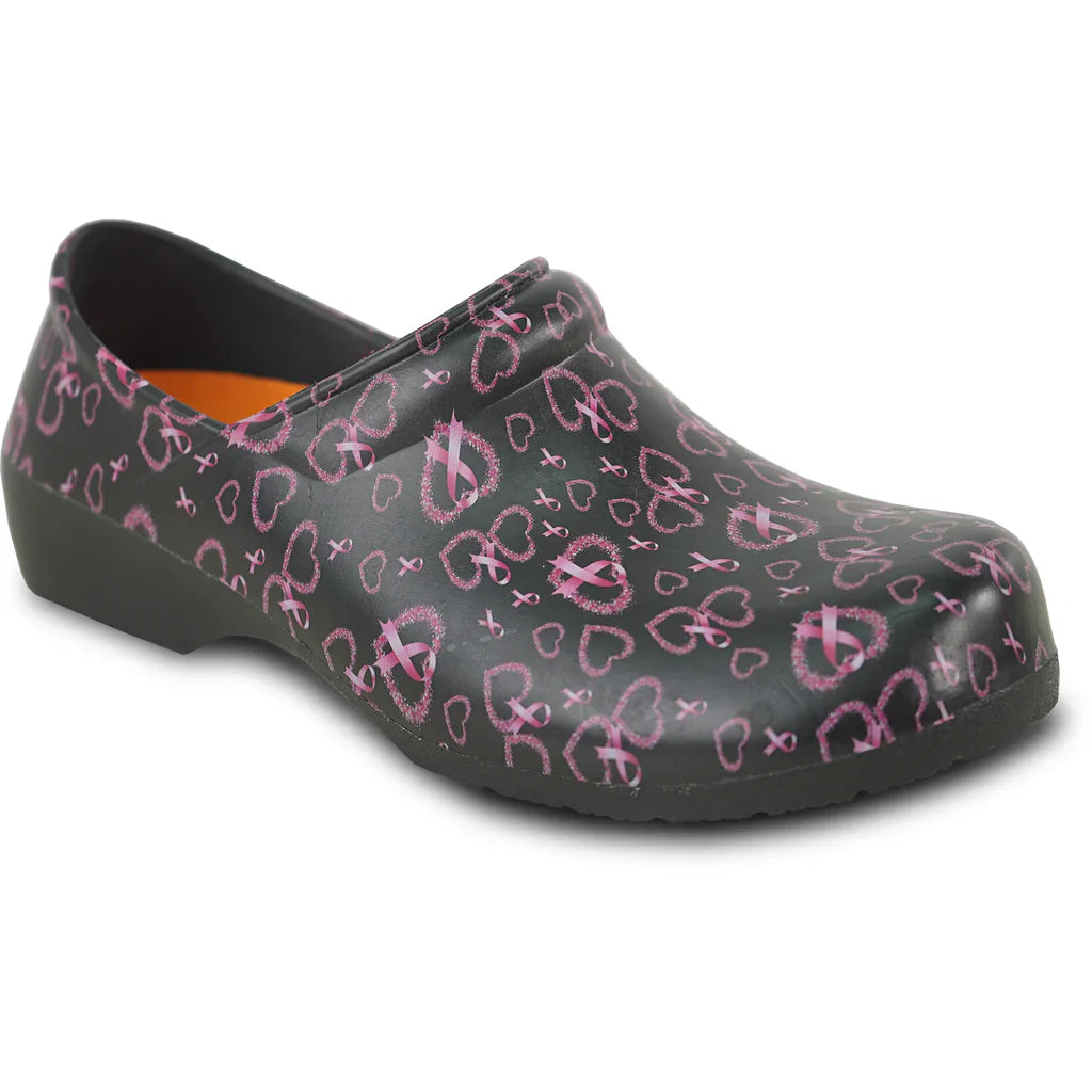 Damen-Clogs mit rutschhemmender Sohle – Fuchsia