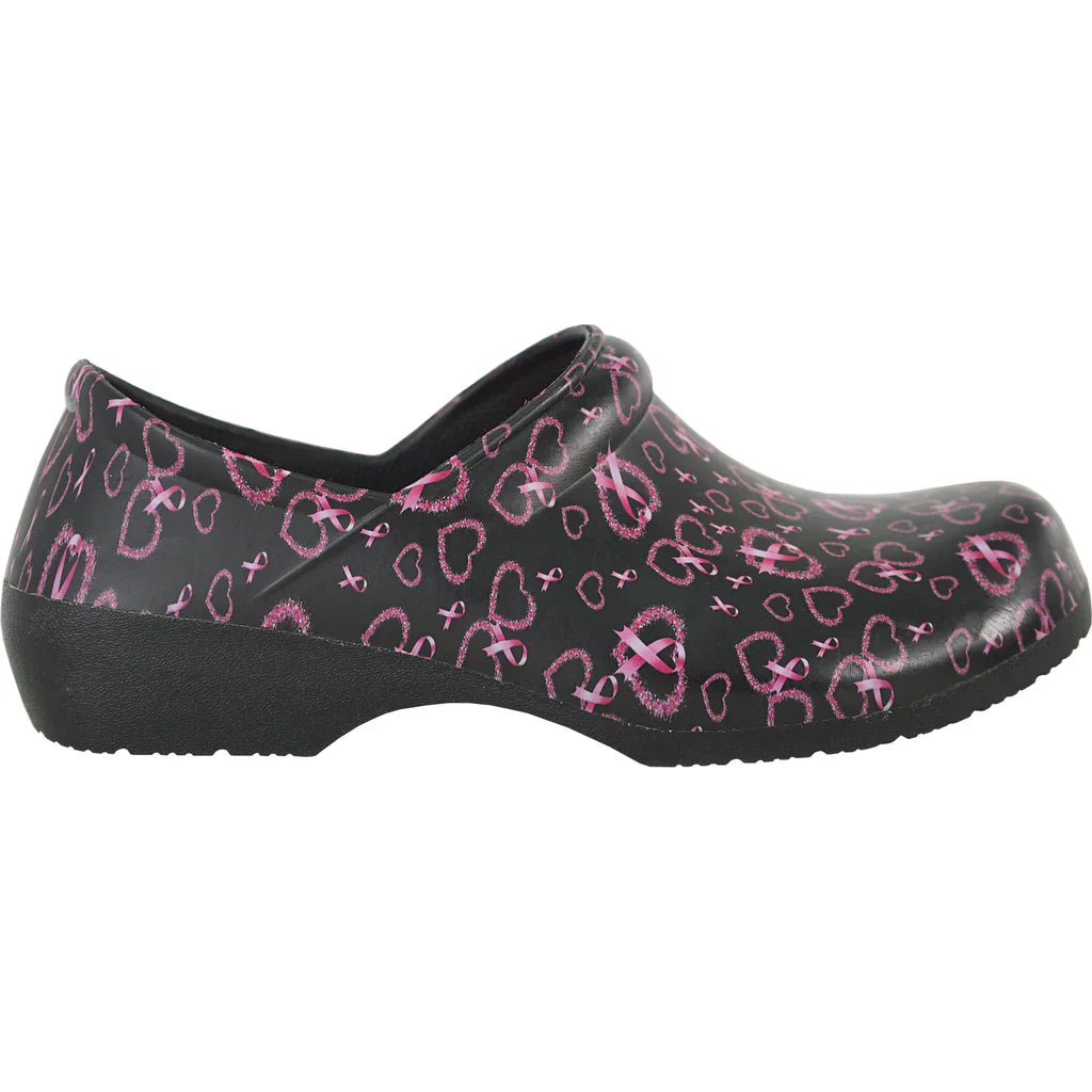 Damen-Clogs mit rutschhemmender Sohle – Fuchsia