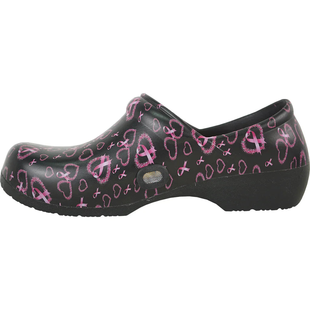 Damen-Clogs mit rutschhemmender Sohle – Fuchsia