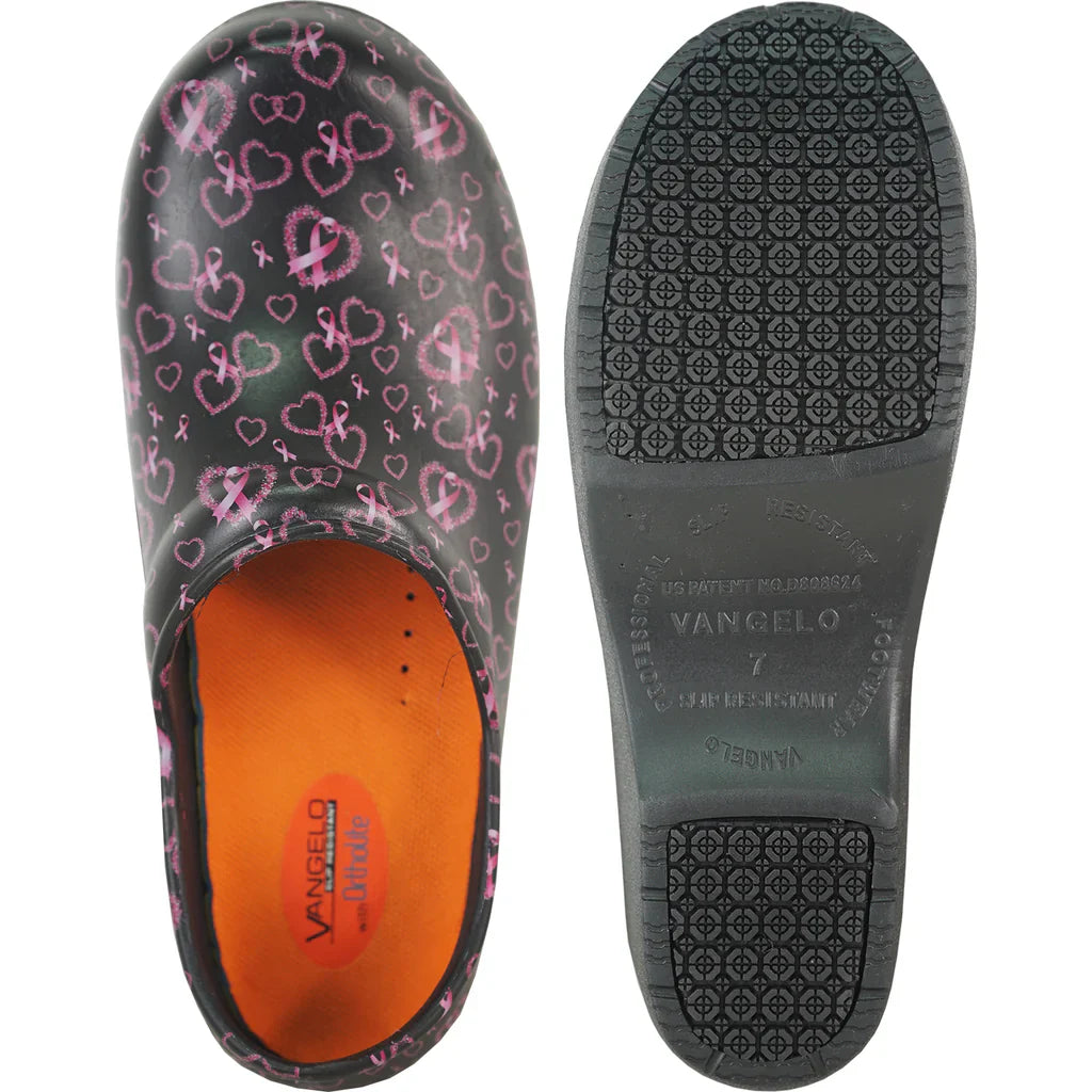 Damen-Clogs mit rutschhemmender Sohle – Fuchsia