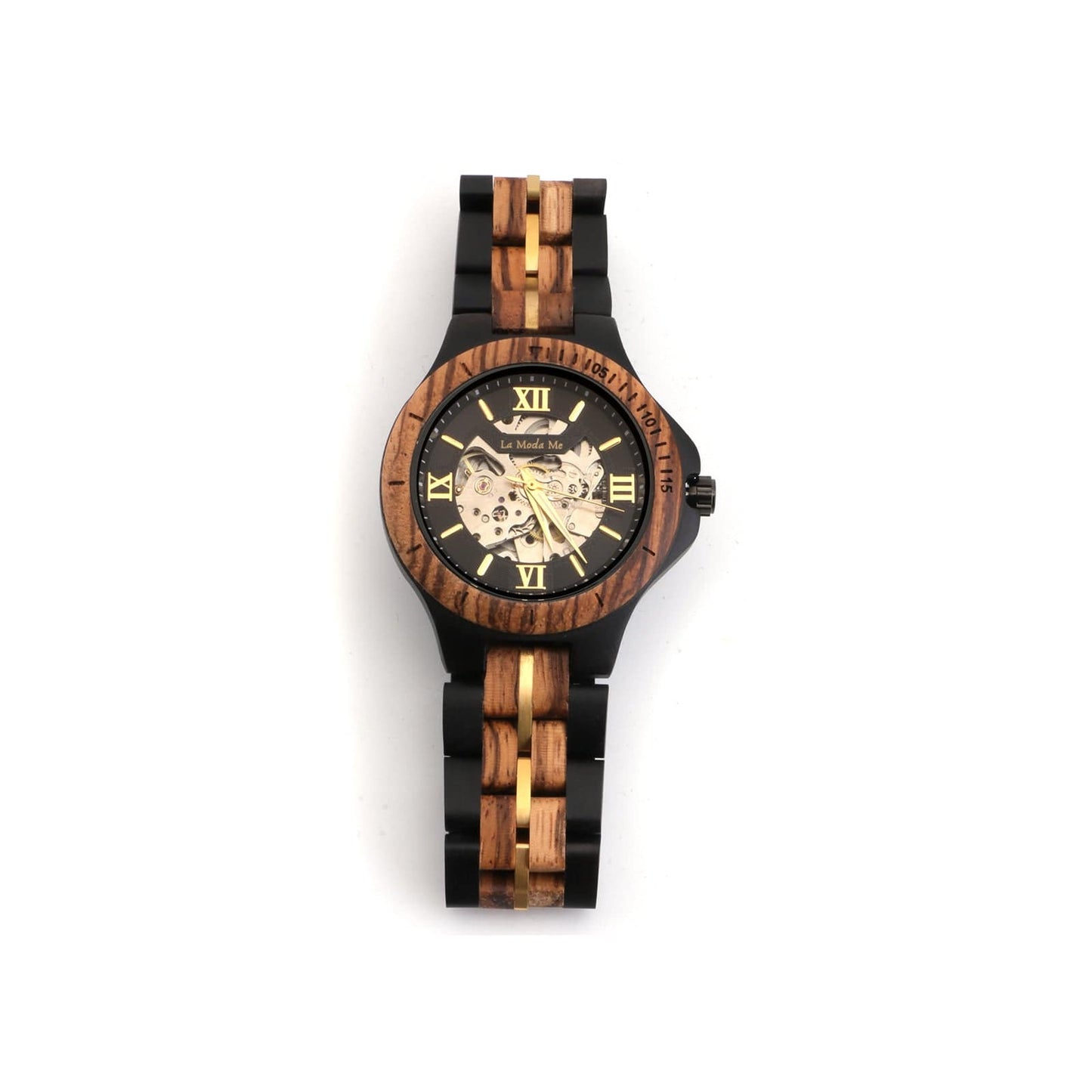 Watch Notterdam, automatic, zebrawood-4
