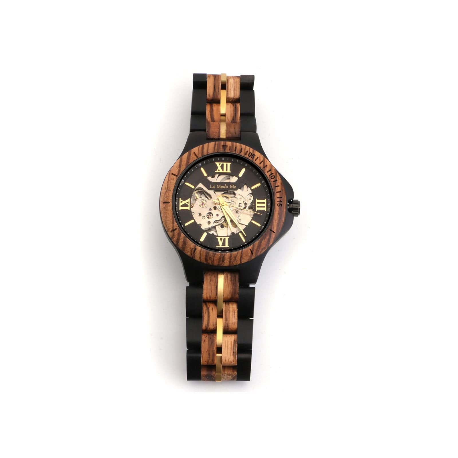 Watch Notterdam, automatic, zebrawood-4