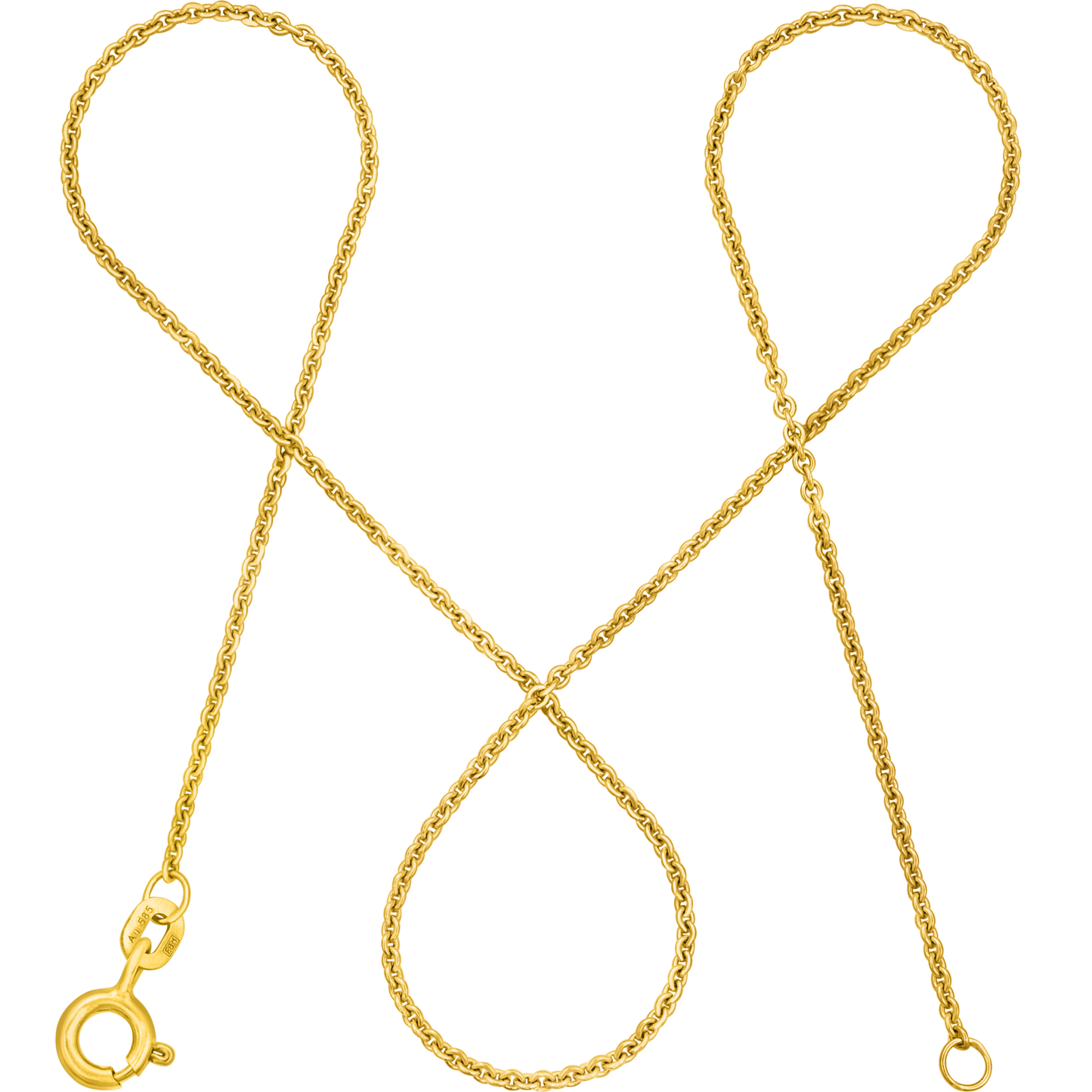 Zarte Ankerkette – 14 Karat Echtgold