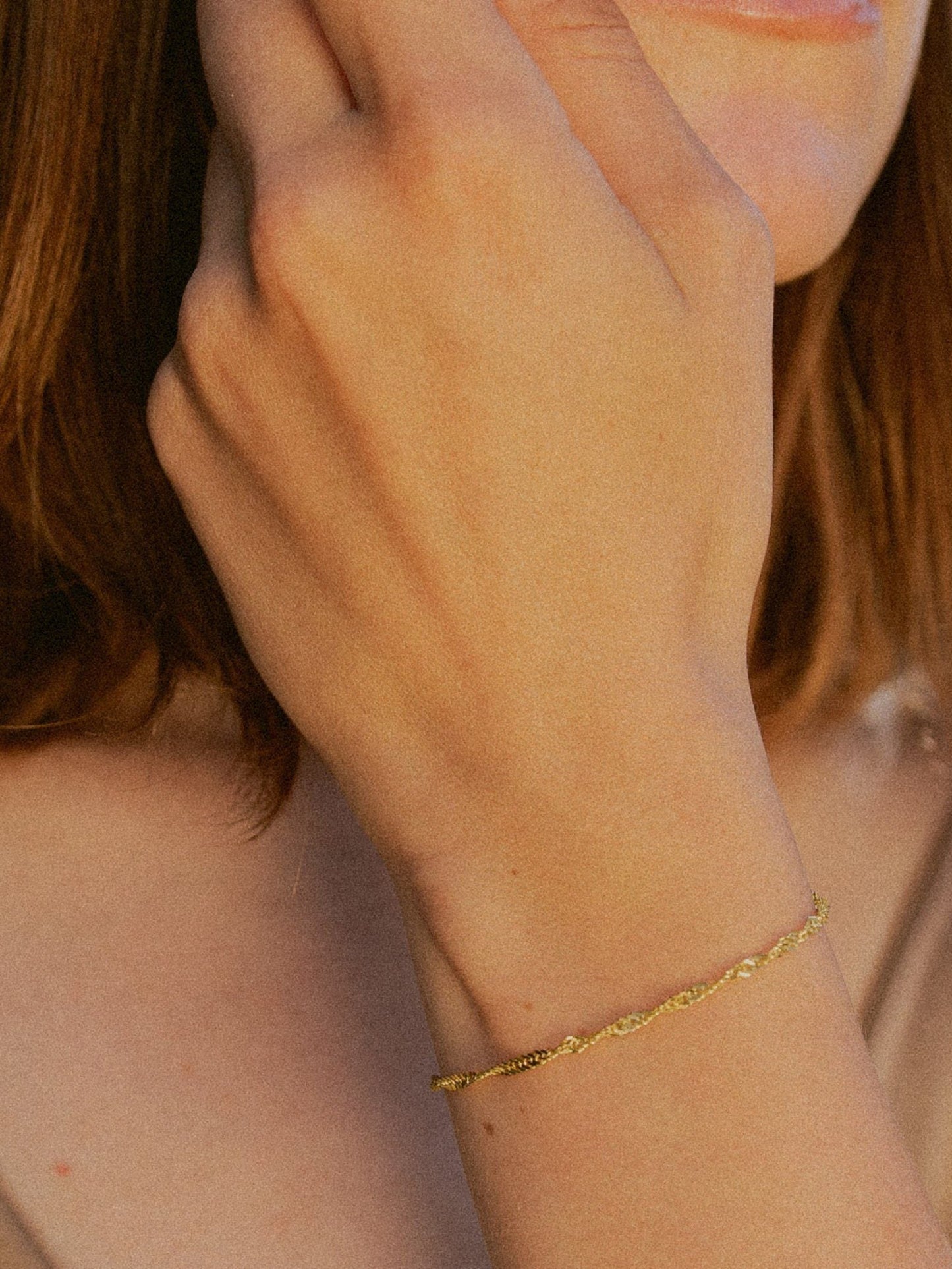 Singapur-Armband – 14 Karat Echtgold