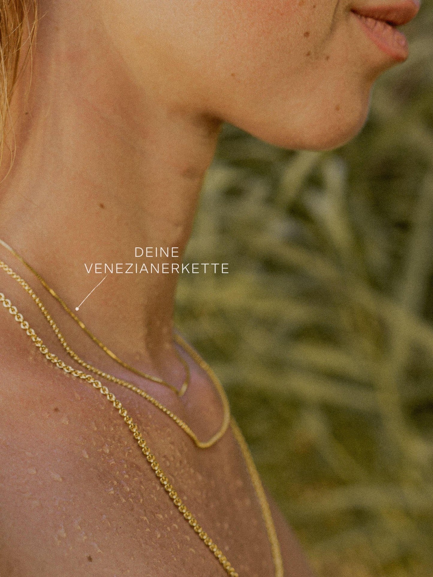 Feine Venezianerkette – 14 Karat Echtgold